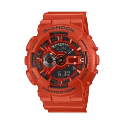 Casio G-Shock 110 Series GA-110RRB-4A Analog-Digital Bio-based Resin Band Men Watch